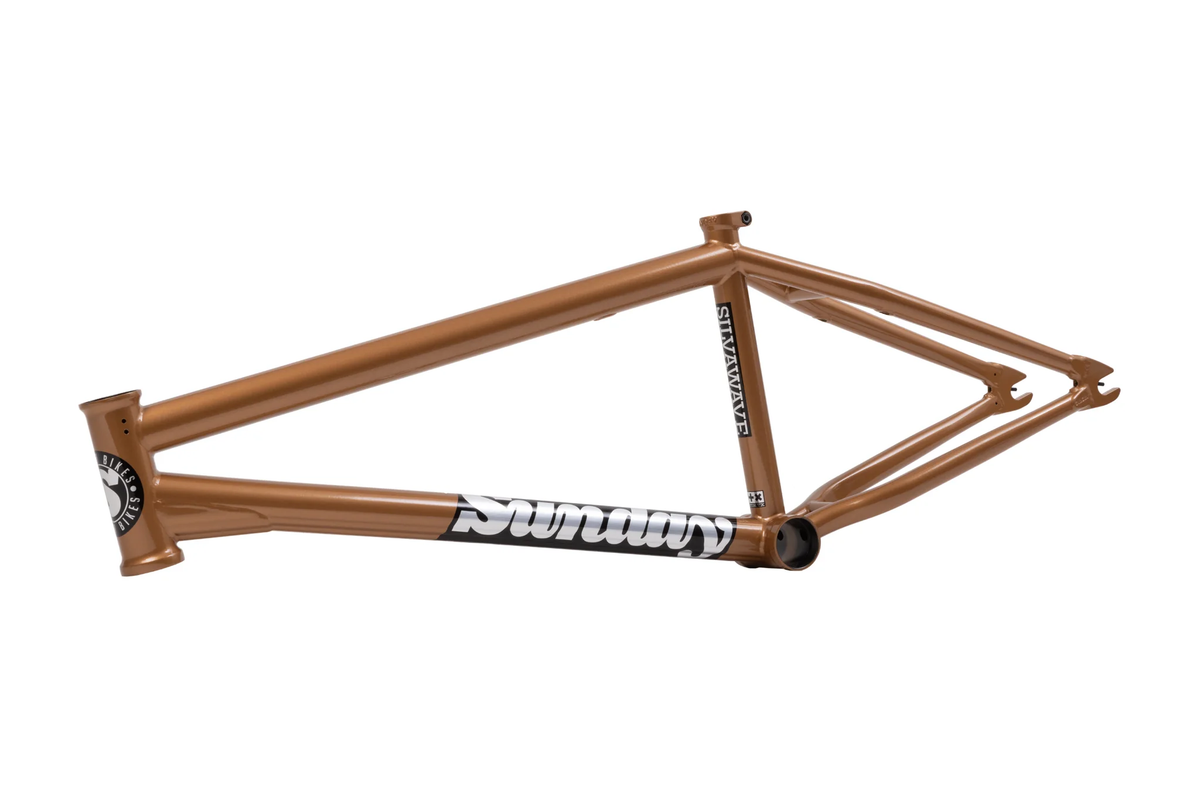 Sunday Silvawave (Brett Silva) Frame – Gloss Dark Brick Red / Wh: 20" - Tt: 21.25"