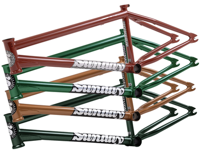 Sunday Silvawave (Brett Silva) Frame – Metallic Seaweed Green / Wh: 20" - Tt: 20.5"