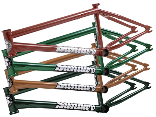 Sunday Silvawave (Brett Silva) Frame – Metallic Seaweed Green / Wh: 20" - Tt: 20.5"
