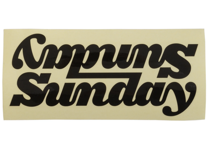 Sunday Classy Downbar Decal – Blue / 10" / 254 mm