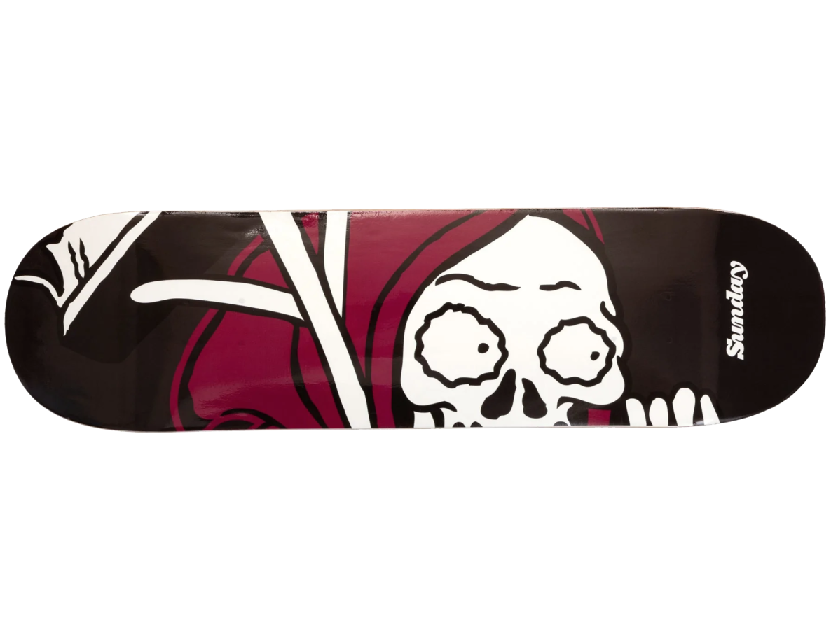 Sunday Creepy Sweeper Skateboard Deck