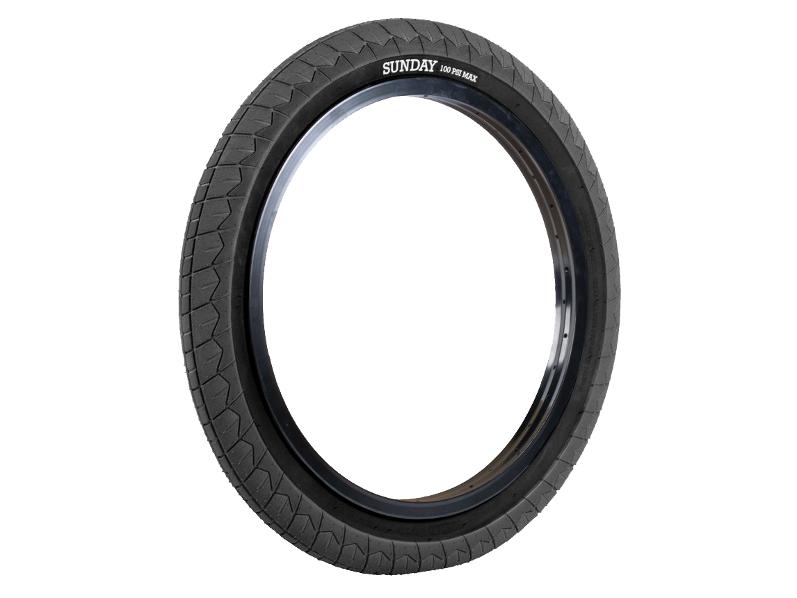 Sunday Current V2 Tyre – Blue/Black Wall