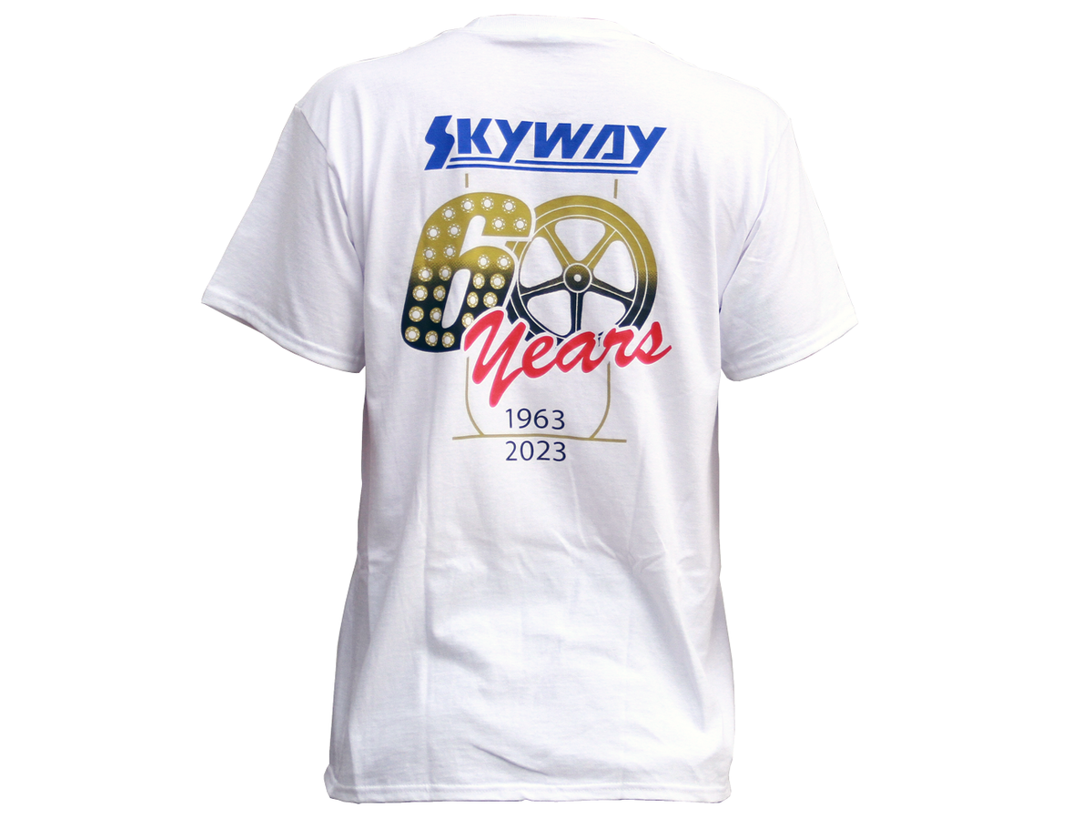 Skyway 60TH Anniversary USA T-Shirt – White / Large