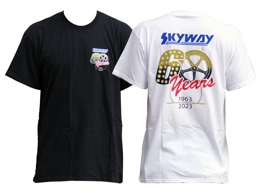 Skyway 60TH Anniversary USA T-Shirt – Black / Small