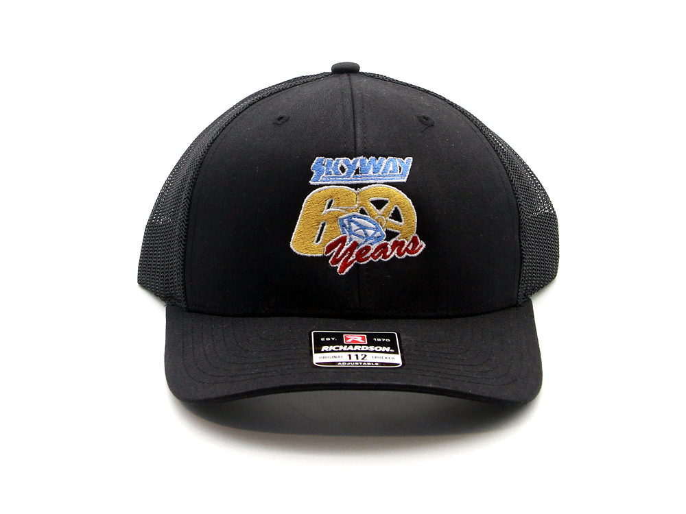 Skyway 60TH Anniversary USA Cap – Black/Charcoal