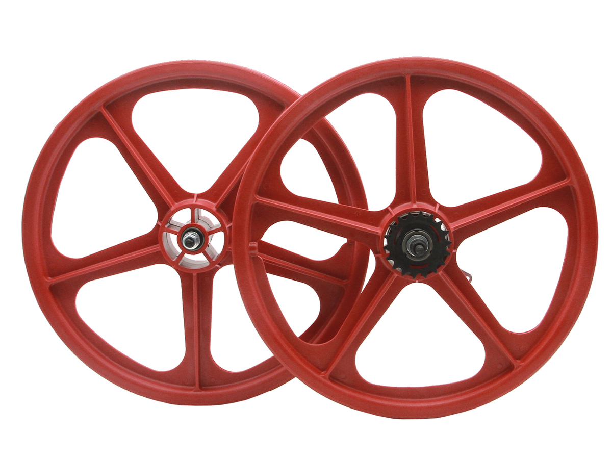 Skyway TUFF II Coaster 20" Wheel Set – White