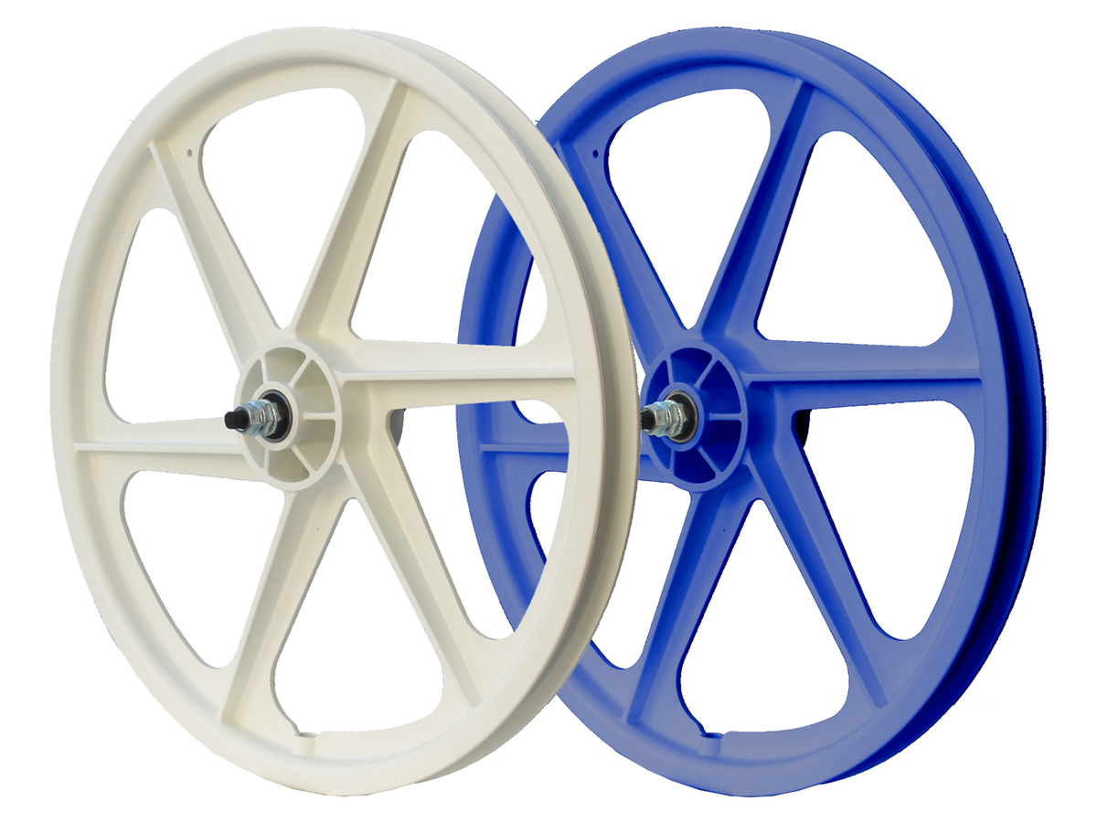 Skyway TUFF 6 Spoke 20" Front Wheel – Blue