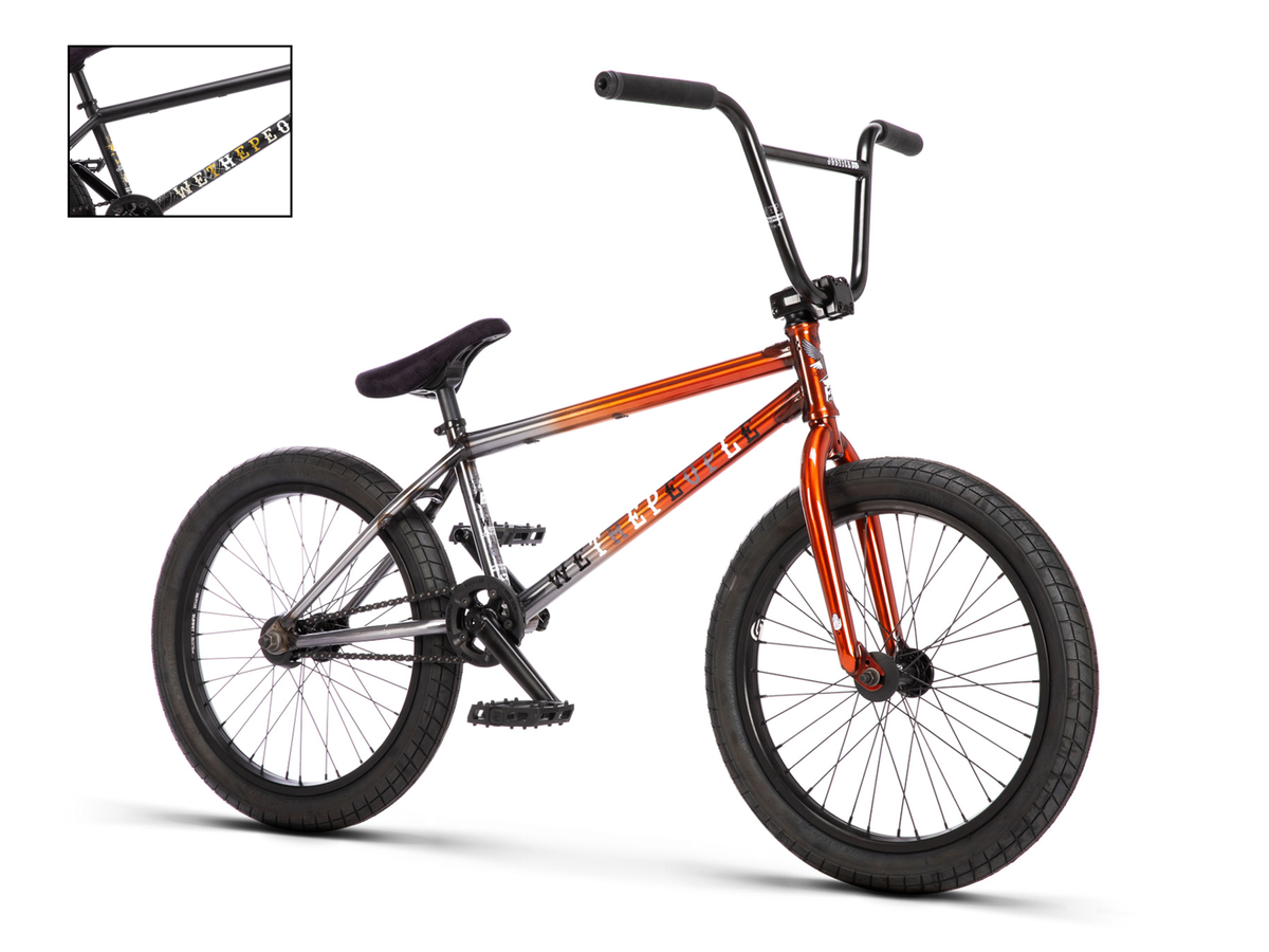Wethepeople 20" Justice Bike – Matt Black Silver Webbed
