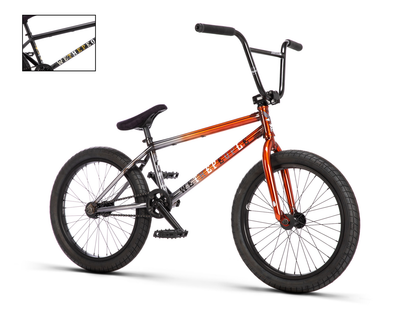 Wethepeople 20" Justice Bike – Matt Black Silver Webbed