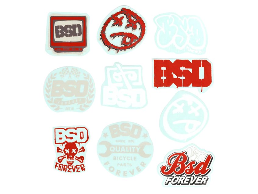 BSD BMX Sticker Kit - 10 Pack