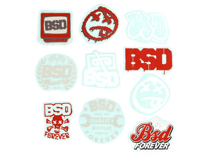 BSD BMX Sticker Kit - 10 Pack