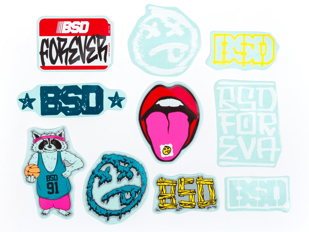 BSD BMX Sticker Kit - 10 Pack