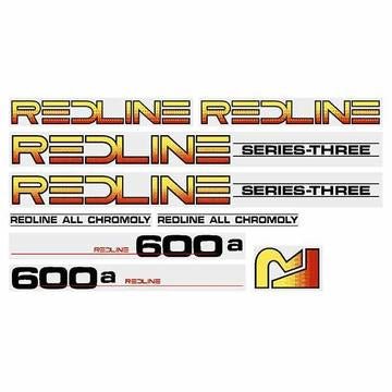 Redline 600A Series 3 Retro Sticker Set