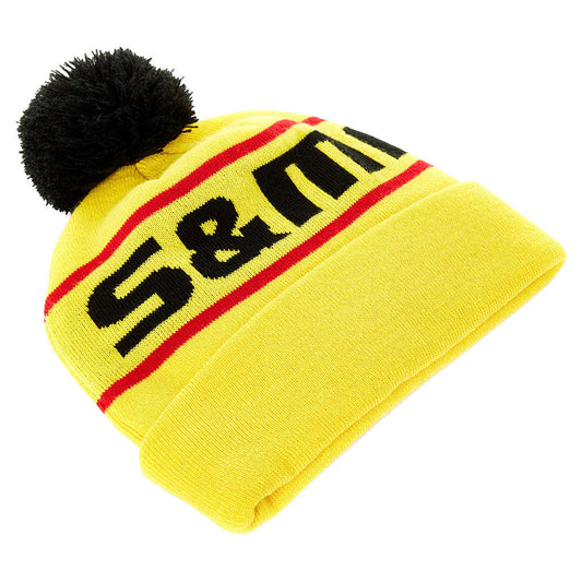 S&M Factory Pom Pom Beanie | Buy now at Blue Groove BMX Shop