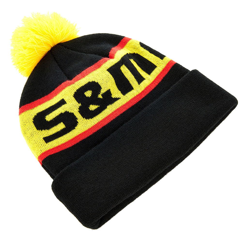 S&M Factory Pom Pom Beanie | Buy now at Blue Groove BMX Shop