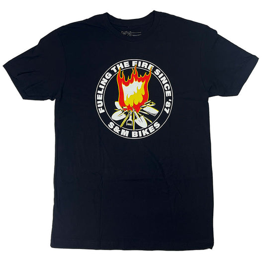 S&M Fuel The Fire T-shirt | Buy now at Blue Groove BMX Shop