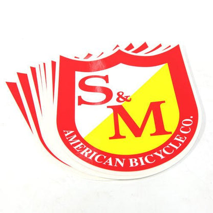 S&M Big Shield Sticker